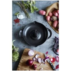 Staub Kippenbrader 24 Cm, Zwart 11 Staub Kippenbrader 24 Cm, Zwart -Keukenbenodigdheden 000016757