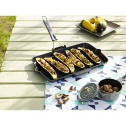 Staub Grillpan Met Schenktuit 34 X 21 Cm, Zwart -Keukenbenodigdheden 000017175