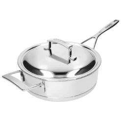Demeyere Sauteerpan Met Dubbelwandig Deksel 24 Cm / 2,8 L -Keukenbenodigdheden 000024496