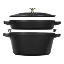 Staub Pannenset Black Matt, 2-delig
