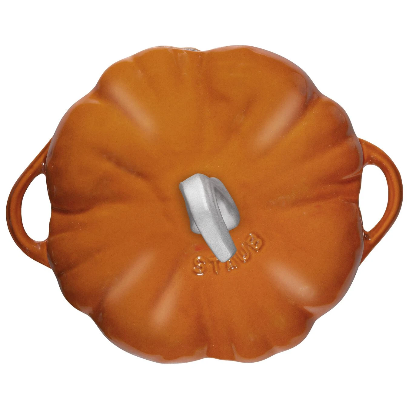 Staub Gietijzeren Braadpan 24 Cm / 3,25 L, Pompoen, Kanneel 4 Staub Gietijzeren Braadpan 24 Cm / 3,25 L, Pompoen, Kanneel - Afbeelding 2