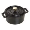 Staub Mini Braadpan 10 Cm / 250 Ml, Rond, Zwart -Keukenbenodigdheden 40500 101 0 1