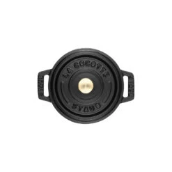 Staub Mini Braadpan 10 Cm / 250 Ml, Rond, Zwart -Keukenbenodigdheden 40500 101 0 3 1