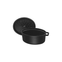 Staub Gietijzeren Braadpan 37 Cm / 8 L, Ovaal, Zwart 10 Staub Gietijzeren Braadpan 37 Cm / 8 L, Ovaal, Zwart -Keukenbenodigdheden 40500 231 0 6 3
