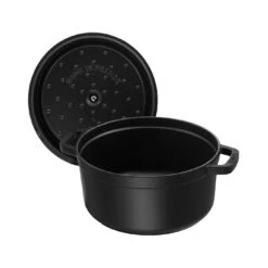 Staub Gietijzeren Braadpan 24 Cm / 3,8 L, Rond, Zwart -Keukenbenodigdheden 40500 241 0 6