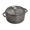 Staub Gietijzeren Braadpan 18 Cm / 1,7 L, Rond, Grafietgrijs -Keukenbenodigdheden 40500 246 0 2