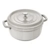 Staub Gietijzeren Braadpan 24 Cm / 3,8 L, Rond, White Truffle 1 Staub Gietijzeren Braadpan 24 Cm / 3,8 L, Rond, White Truffle -Keukenbenodigdheden 40501 412 0 1