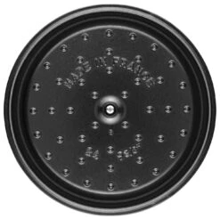 Staub Gietijzeren Braadpan 24 Cm / 3,8 L, Rond, White Truffle -Keukenbenodigdheden 40501 412 0 6