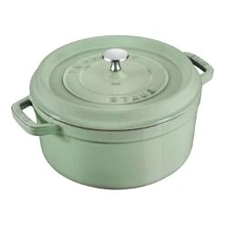 Staub Gietijzeren Braadpan 26 Cm / 5,25 L, Rond, Salie