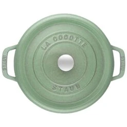 Staub Gietijzeren Braadpan 26 Cm / 5,25 L, Rond, Salie -Keukenbenodigdheden 40505 364 3