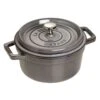 Staub Gietijzeren Braadpan 22 Cm / 2,5 L, Rond, Grafietgrijs 2 Staub Gietijzeren Braadpan 22 Cm / 2,5 L, Rond, Grafietgrijs -Keukenbenodigdheden 40509 304 0 1