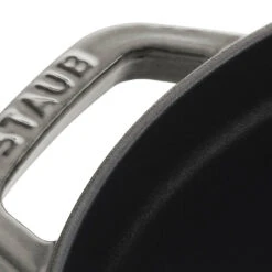 Staub Gietijzeren Braadpan 28 Cm / 6,75 L, Rond, Grafietgrijs -Keukenbenodigdheden 40509 304 0 3 2