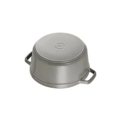 Staub Gietijzeren Braadpan 18 Cm / 1,7 L, Rond, Grafietgrijs -Keukenbenodigdheden 40509 304 0 6