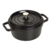 Staub Gietijzeren Braadpan 22 Cm / 2,5 L, Rond, Zwart -Keukenbenodigdheden 40509 305 0 1