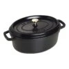 Staub Gietijzeren Braadpan 29 Cm / 4,25 L, Ovaal, Zwart 1 Staub Gietijzeren Braadpan 29 Cm / 4,25 L, Ovaal, Zwart -Keukenbenodigdheden 40509 315 0 1