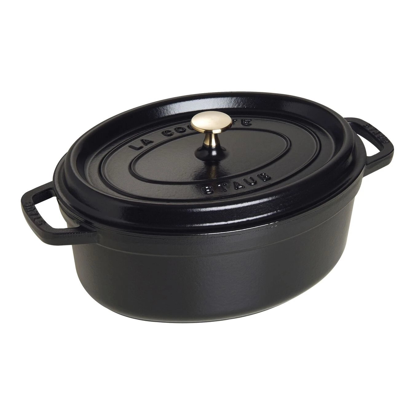 Staub Gietijzeren Braadpan 29 Cm / 4,25 L, Ovaal, Zwart 3 Staub Gietijzeren Braadpan 29 Cm / 4,25 L, Ovaal, Zwart