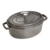 Staub Gietijzeren Braadpan 29 Cm / 4,25 L, Ovaal, Grafietgrijs 2 Staub Gietijzeren Braadpan 29 Cm / 4,25 L, Ovaal, Grafietgrijs -Keukenbenodigdheden 40509 317 0 2