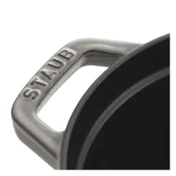 Staub Gietijzeren Braadpan 29 Cm / 4,25 L, Ovaal, Grafietgrijs -Keukenbenodigdheden 40509 317 0 3