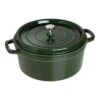 Staub Gietijzeren Braadpan 28 Cm / 6,75 L, Rond, Basilicum -Keukenbenodigdheden 40509 361 0 1