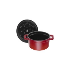 Staub Mini Braadpan 10 Cm / 250 Ml, Rond, Kersenrood -Keukenbenodigdheden 40509 799 0 5