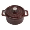 Staub Mini Braadpan 10 Cm / 250 Ml, Rond, Grenadine Rood