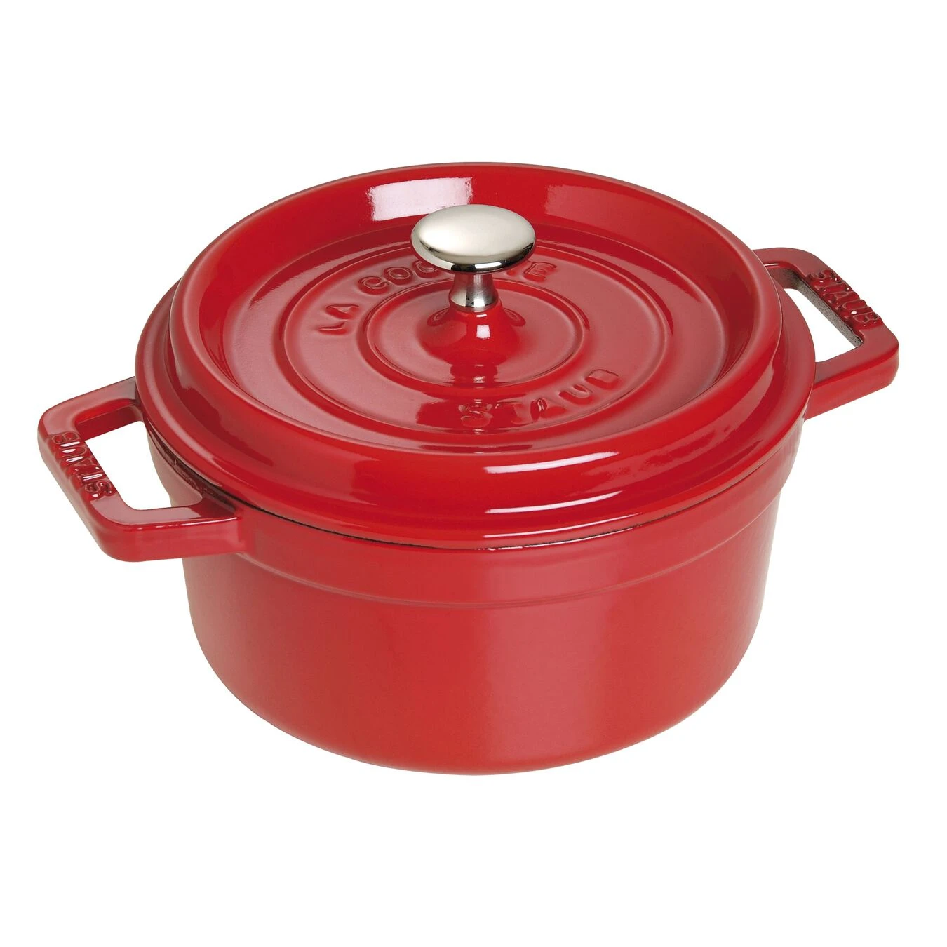 Staub Gietijzeren Braadpan 20 Cm / 2,2 L, Rond, Kersenrood 6 Staub Gietijzeren Braadpan 20 Cm / 2,2 L, Rond, Kersenrood - Afbeelding 4