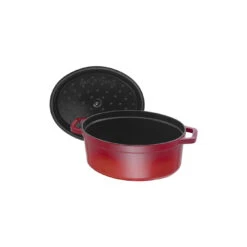 Staub Gietijzeren Braadpan 33 Cm / 6,75 L, Ovaal, Kersenrood 10 Staub Gietijzeren Braadpan 33 Cm / 6,75 L, Ovaal, Kersenrood -Keukenbenodigdheden 40509 830 0 5 2