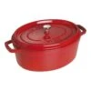 Staub Gietijzeren Braadpan 27 Cm / 3,25 L, Ovaal, Kersenrood 1 Staub Gietijzeren Braadpan 27 Cm / 3,25 L, Ovaal, Kersenrood -Keukenbenodigdheden 40509 846 1