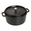 Staub Gietijzeren Braadpan 30 Cm / 8,4 L, Rond, Zwart