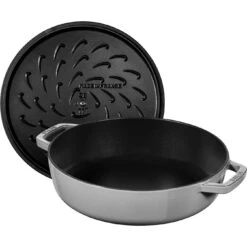 Staub Sauteerpan Chistera 24 Cm / 2,5 L, Grafietgrijs -Keukenbenodigdheden 40511 471 0 3