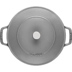 Staub Sauteerpan Chistera 24 Cm / 2,5 L, Grafietgrijs -Keukenbenodigdheden 40511 471 0 6