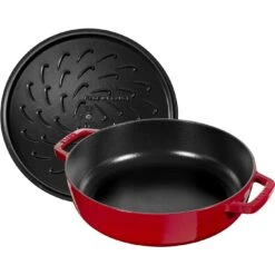 Staub Sauteerpan Chistera 28 Cm / 3,7 L, Kersenrood -Keukenbenodigdheden 40511 474 0 2