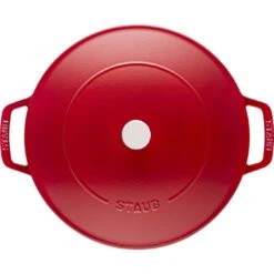 Staub Sauteerpan Chistera 24 Cm / 2,5 L, Kersenrood -Keukenbenodigdheden 40511 474 0 5 1