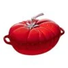 Staub Gietijzeren Braadpan 25 Cm / 3 L, Tomaat, Kersenrood -Keukenbenodigdheden 40511 774 0 1