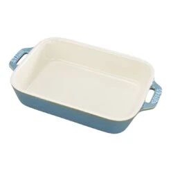 Staub Ovenschaal 20 Cm, Rechthoekig, Antiek Turquoise