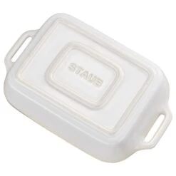 Staub Ovenschaal 27 Cm, Rechthoekig, Ivoorwit -Keukenbenodigdheden 40511 883 3