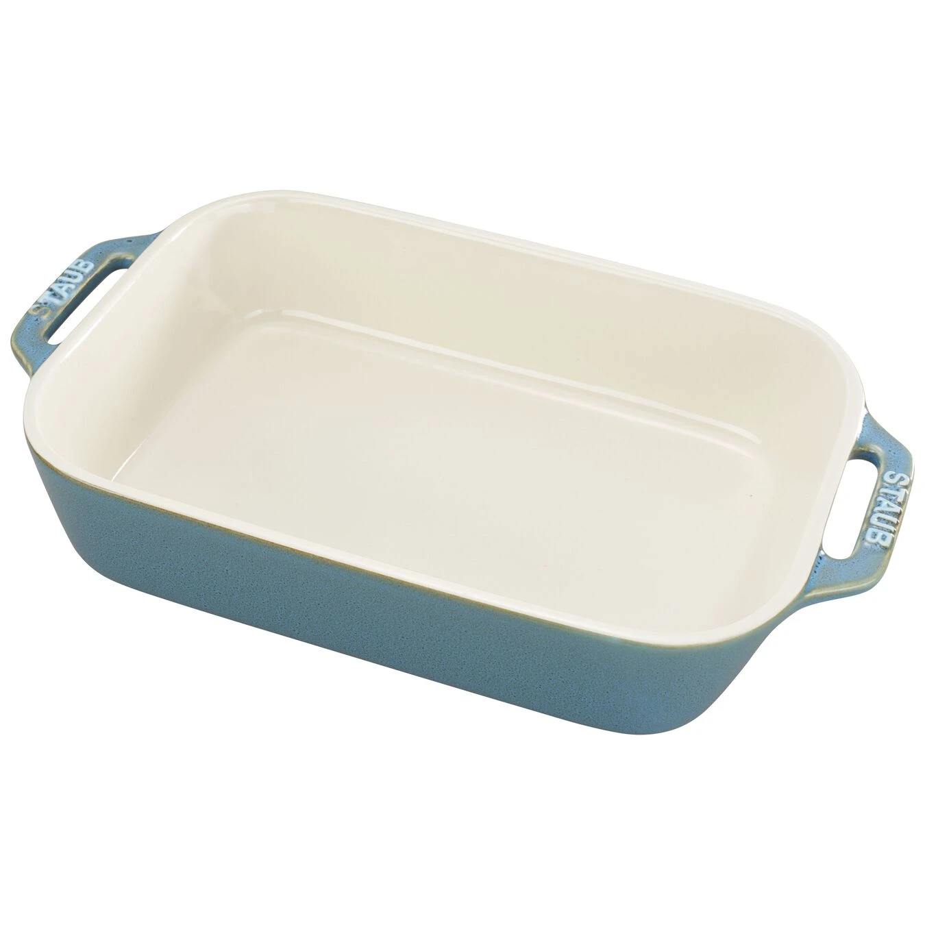 Staub Ovenschaal 27 Cm, Rechthoekig, Antiek Turquoise 4 Staub Ovenschaal 27 Cm, Rechthoekig, Antiek Turquoise - Afbeelding 2