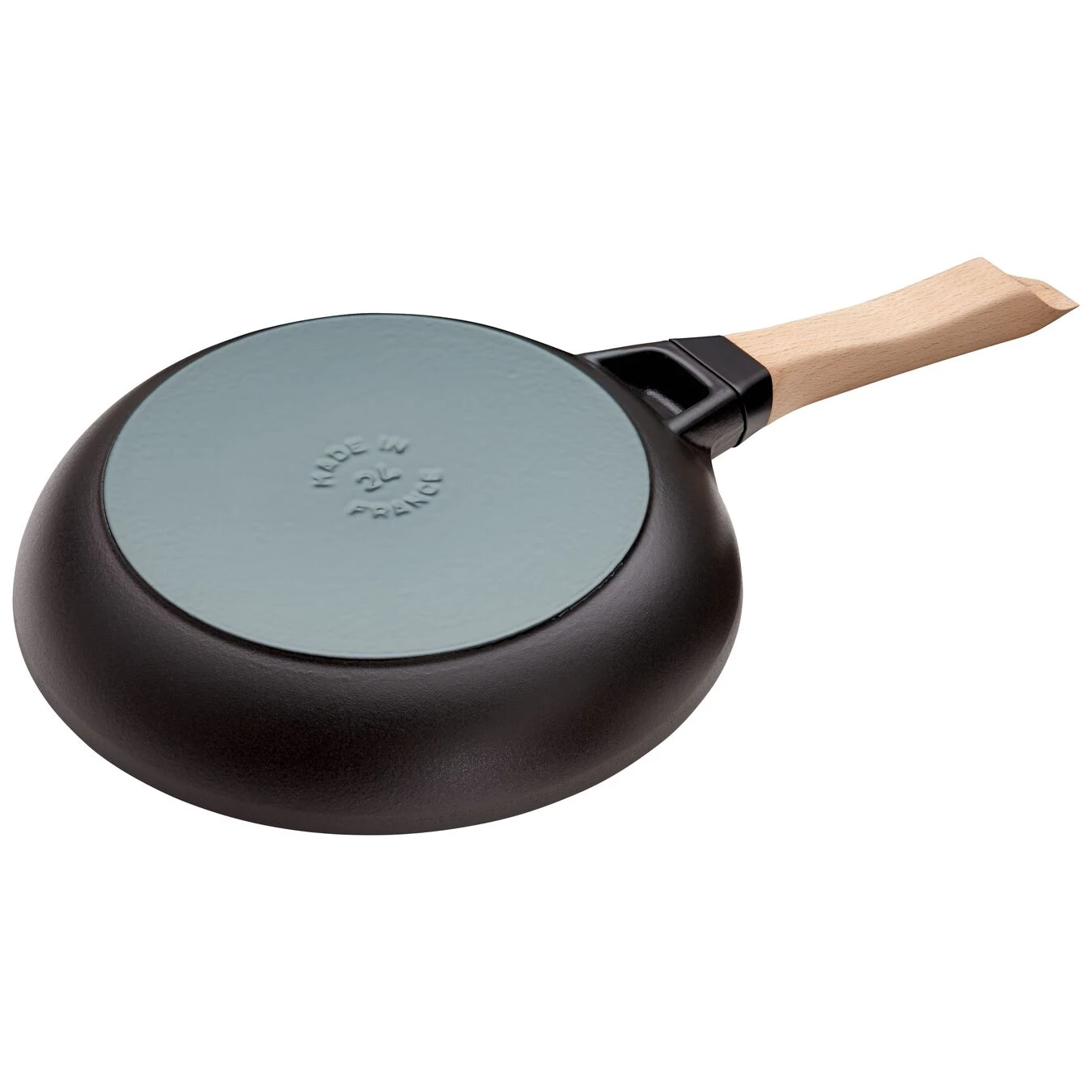 Staub Koekenpan Met Houten Handvat 24 Cm, Zwart 4 Staub Koekenpan Met Houten Handvat 24 Cm, Zwart - Afbeelding 2