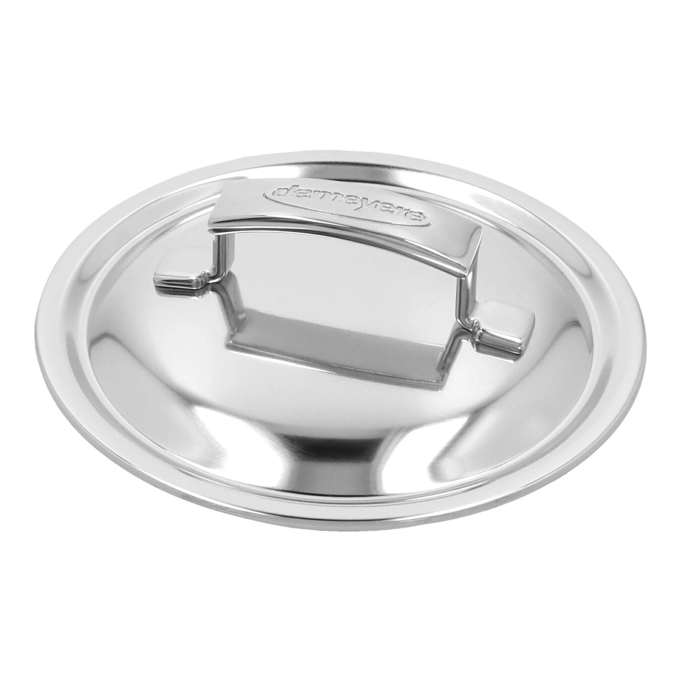 Demeyere Dubbelwandig Deksel 16 Cm, 18/10 Roestvrij Staal 3 Demeyere Dubbelwandig Deksel 16 Cm, 18/10 Roestvrij Staal