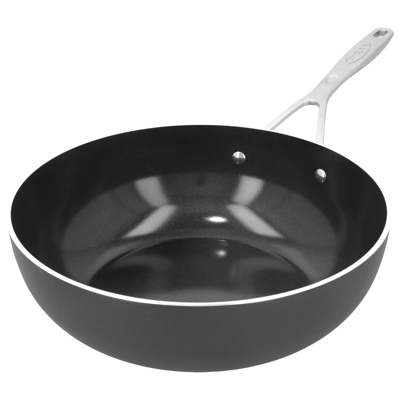 Demeyere Wok Vlakke Bodem Ceraforce 28 Cm 6 Demeyere Wok Vlakke Bodem Ceraforce 28 Cm - Afbeelding 4
