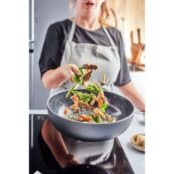 Demeyere Wok Vlakke Bodem Ceraforce 28 Cm -Keukenbenodigdheden 750057286