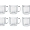 Zwilling Dubbelwandig Cappuccinoglazen Set, 6-delig 2 Zwilling Dubbelwandig Cappuccinoglazen Set, 6-delig -Keukenbenodigdheden set zw sorrento cappuccino glazen met oor 39500 113 0