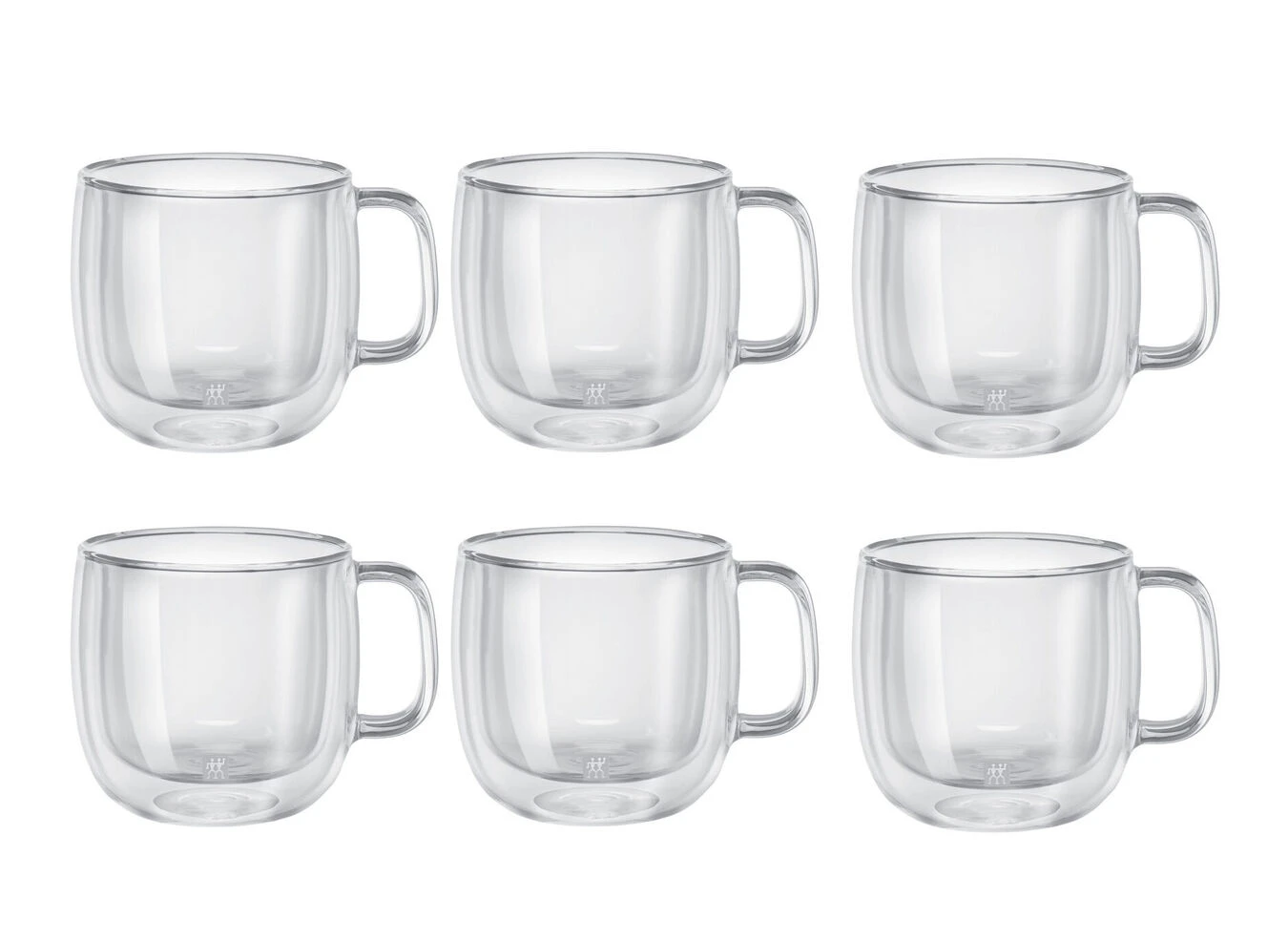 Zwilling Dubbelwandig Cappuccinoglazen Set, 6-delig 3 Zwilling Dubbelwandig Cappuccinoglazen Set, 6-delig